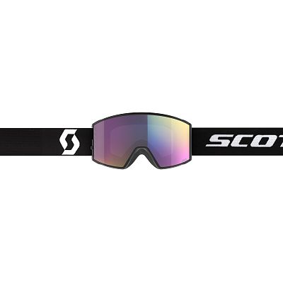Превью Горнолыжная маска Маска горнолыжная SCOTT React Mineral Black/White/Enhancer Teal Chrome (414503-7641315)